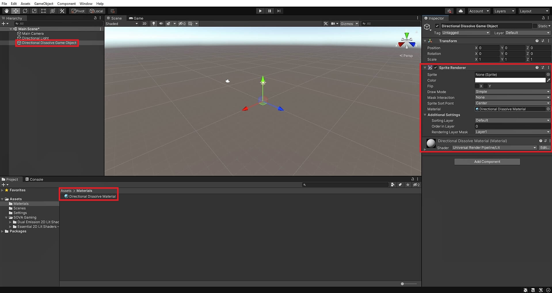 Setup example