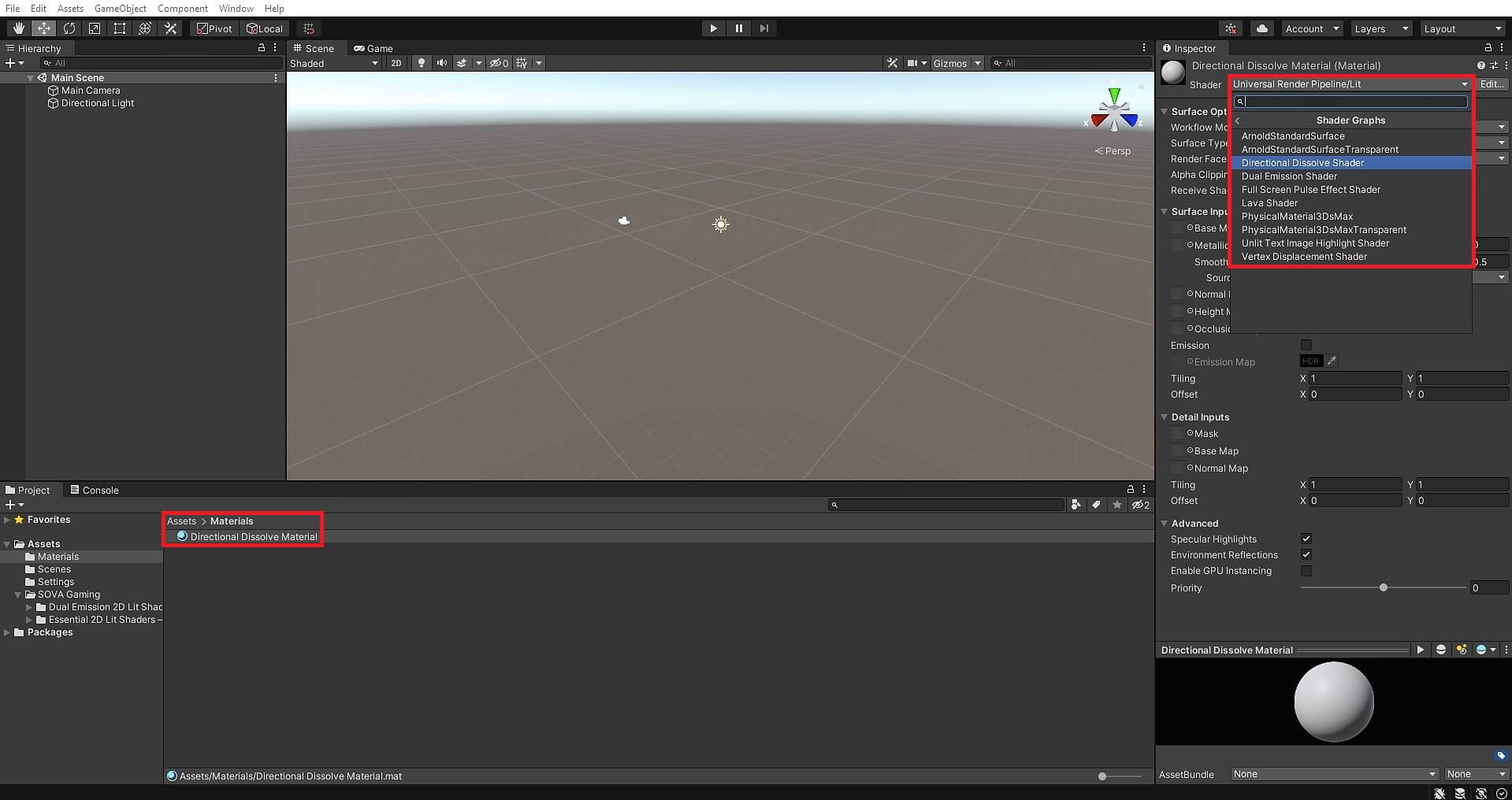Setup example