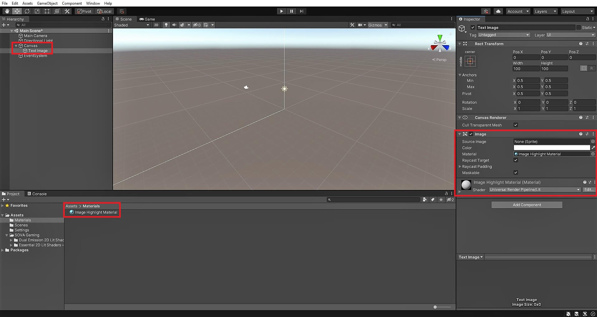 Setup example