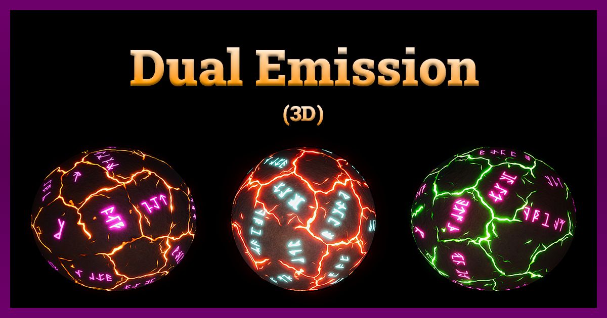 Dual Emission Shader 3D Showcase Image