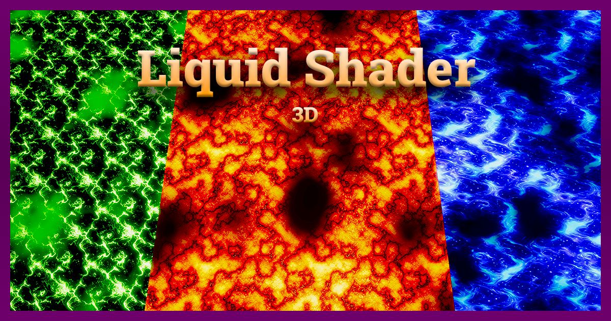 Liquid Shader 3D Showcase Image